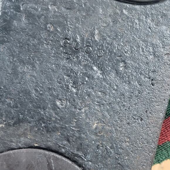 Gucci GG Web Stripe Thong Sandal Dark Brown Monogram Women’s EU 41 US 10 - Picture 12 of 15